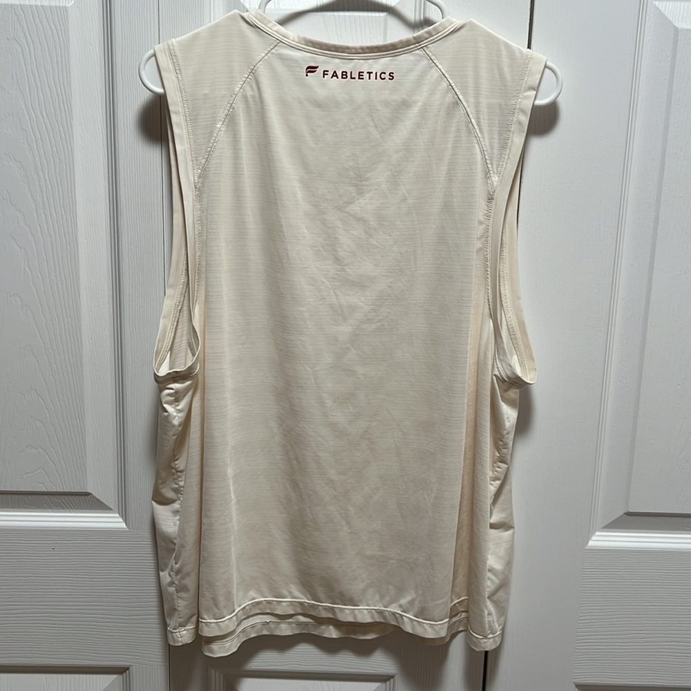 Women’s Fabletics White XXL Tank Top - Picture 2 of 3